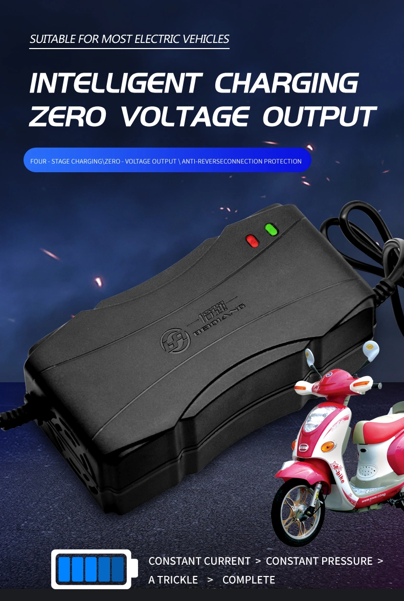 Scooter Charger 48V12ah Lead Acid Battery Portable Charger