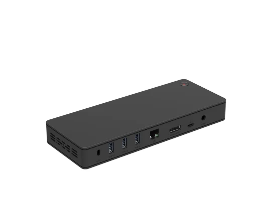 Station d'accueil pour disque dur USB C certifiée Intel Thunderbolt 3 Station d'accueil pour écran 4K avec adaptateur Dp vers HDMI